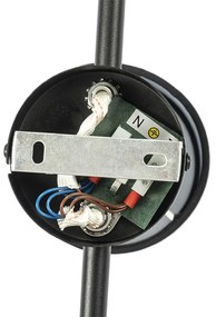 Модерна таванна лампа черна 3-светлина - Hetta