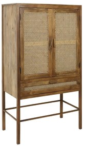 Кафяв скрин от мангово дърво 90x160 cm Nipas - Light &amp; Living