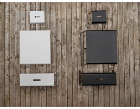 Черна метална трапезна маса 58x75 cm A-Café – Zone