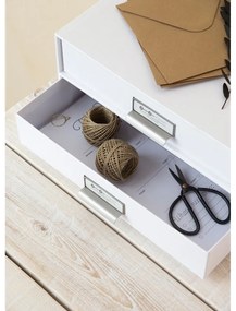 Бяло двуетажно чекмедже за документи , 33 x 22,5 cm Birger - Bigso Box of Sweden
