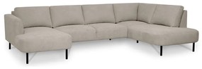 Бежов ъглов диван (десен ъгъл/"U" форма) Hero – Scandic