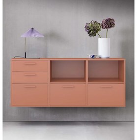 Тухленочервен стенен скрин Keep by Hammel - Hammel Furniture
