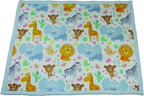 Светлосиньо бебешко одеяло 80x100 cm - OYO kids