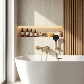 Смесител за вана PREMIUM REA Prime Gold Brush