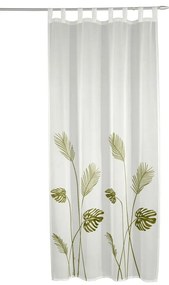 Бяло-зелена завеса от воал 135x245 cm – Sehlbach