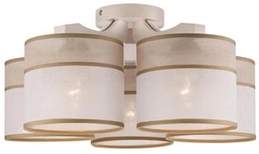 Плафониера ANDREA 5xE27/60W/230V бук, приспособена за таван