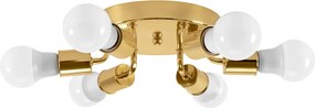 Плафон 6 рамена Plafon Metal Gold APP712-6C