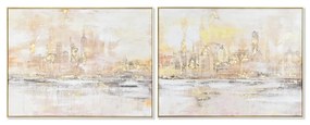 Картина DKD Home Decor New York (80 x 3,5 x 60 cm) (2 броя)