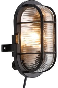 Nordlux - Екстериорен аплик SKOTLAMPE 1xE27/60W/230V IP44 черен