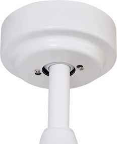 Смарт вентилатор за таван бял с дървен принт 132 см вкл. LED димируем с дистанционно управление - Joly