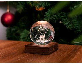 Тъмнокафява светлинна декорация с USB Amber – Gingko