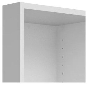 Бял шкаф за книги 41x107 cm Basic - Tvilum