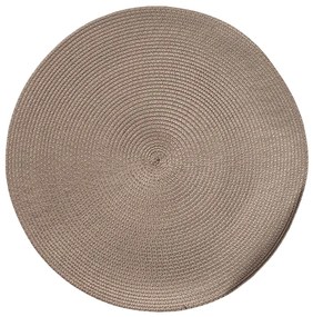 Horecano - Подложка за хранене кръгла ф38см PVC сива (9969)