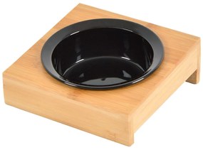 Бамбукова купа с основа за куче ø 12 cm – Love Story
