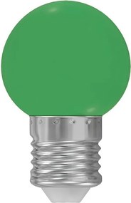LED крушка E27/1W/230V 5500-6500K зелена