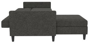 Сив сгъваем ъглов диван Hartford – Støraa