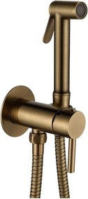 Paffoni - стенен комплект с ръчен душ за биде за вградена инсталация RINGO WEST бронз
