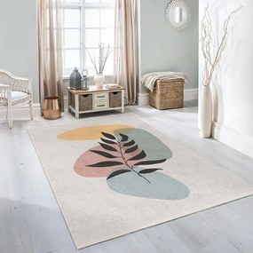 Кремава пътека подходяща за пране 80x200 cm Illustrated Autumn – Mila Home