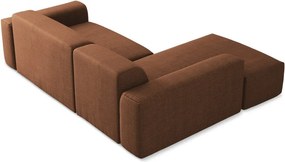 Теракотен ъглов диван (ляв ъгъл) Keli – Makamii