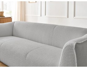 Светлосив диван от прежда с примки от букле 242 cm Giorgia – Bobochic Paris