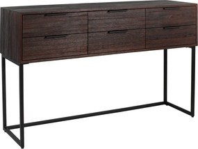 Тъмнокафяв скрин от масивно тиково дърво Webster – White Label