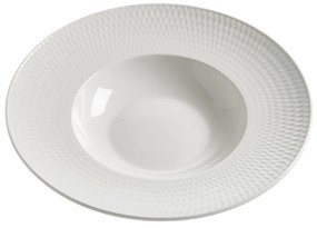 Бяла порцеланова чиния Диаманти, ø 30 cm - Maxwell &amp; Williams