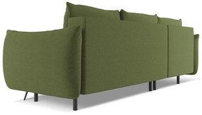 Зелен ъглов диван (ляв ъгъл) Malie – Makamii