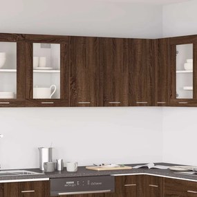 815113 vidaXL Окачен шкаф, Lyon кафяв дъб, 60x31x60 см, инженерно дърво