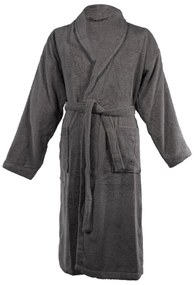 Тъмносива памучена хавлия L/XL Lindu – Tiseco Home Studio