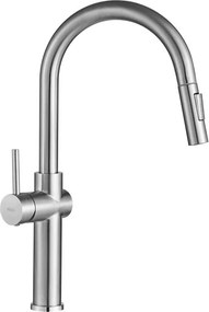 REA-B6330 - Смесител за мивка с изтегляща се душ глава FRESH 45 см никел