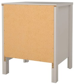 Сиво-бежово нощно шкафче Madrid – Tvilum