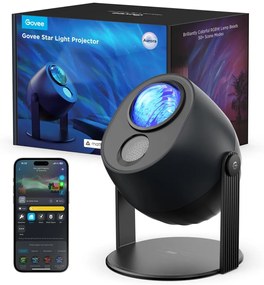 Govee - LED RGBW Galaxy Осветление Projector Pro Wi-Fi Matter