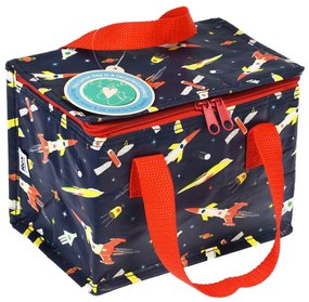 Тъмносиня охлаждаща чанта Space Age Rocket – Rex London