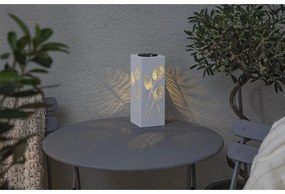 Бяла метална слънчева LED светлина декорация Albaleaf - Star Trading