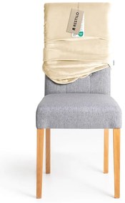 Бежови ластични покривала за стол в комплект от 4 бр. 48 cm Sento – Restilo