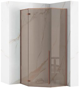 Душ кабина Rea DIAMOND 90x90 COPPER BRUSH