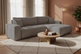 Ъглов диван Furyn L Maxi-Сив