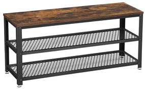 Обувница DAVOR, кафява/черна