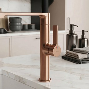 Смесител за кухня REA Lago Brush Copper
