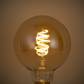 Комплект от 5 Интелигентни димируеми LED крушки E27 G95 кехлибар 4.9W 320lm 2500K