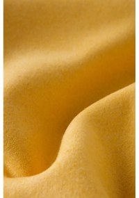 Жълто одеяло със съдържание на памук Basics, 140 x 180 cm Plain - Euromant