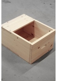 Нощно шкафче от масивен бор в естествен цвят Grab It – Karup Design