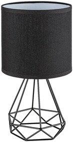RABALUX 3016 Kinga, настолна лампа, E14 1x MAX 40W, черно - 3016
