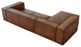Ъглов диван от кафява кожа (ляв ъгъл) Madame - Windsor &amp; Co Sofas