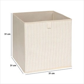 Кутия за съхранение 5five Mix & Modul Cotty, 31x31 cm - Крем