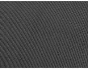 Тъмносив сгъваем/с място за съхранение ъглов диван от рипсено кадифе Voltaire – Bobochic Paris