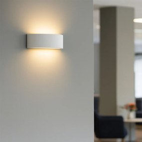 Селска стенна лампа мазилка бяла - Aurel Novo