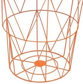 Помощна маса atmosphera Kumi, Метал, Ø37 cm - Бял