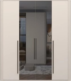 Гардероб Dutchess четирикрил огледало