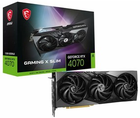 Графична карта MSI GEFORCE RTX 4070 GAMING X SLIM 12G GEFORCE RTX 4070 12 GB RAM 12 GB GDDR6X